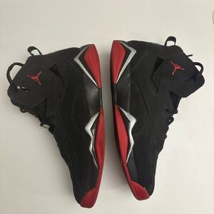 Jordan True Flight size 9 Black and Red